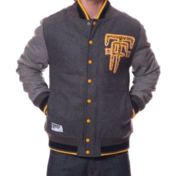 Trukfit Other - XL Grey Trukfit Letterman Jacket